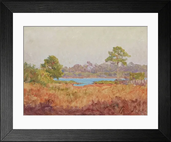Framed Print : Field Study, Florida, date unknown, c1870-1920. Creator: John Ottis Adams Framed Print : Field Study, Florida, date unknown, c1870-1920. Creator: John Ottis Adams