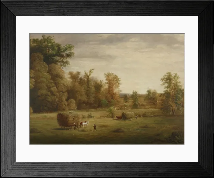 Framed Print : Sherman's Meadow, date unknown, c1830-1892. Creator: Jacob Cox Framed Print : Sherman's Meadow, date unknown, c1830-1892. Creator: Jacob Cox