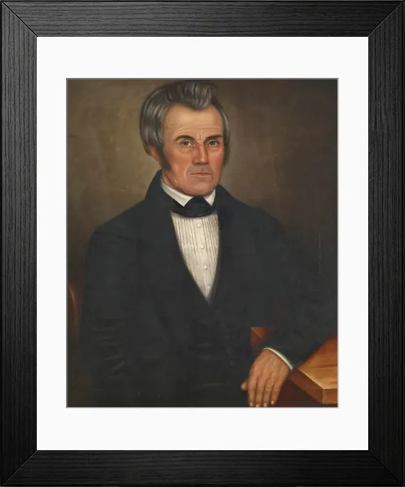 Framed Print : Portrait of Hugh Montgomery, about 1830s. Creator: Unknown Framed Print : Portrait of Hugh Montgomery, about 1830s. Creator: Unknown