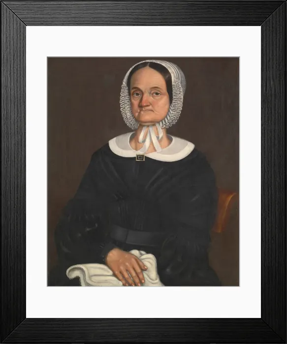 Framed Print : Portrait of Sally Montgomery, about 1830s. Creator: Unknown