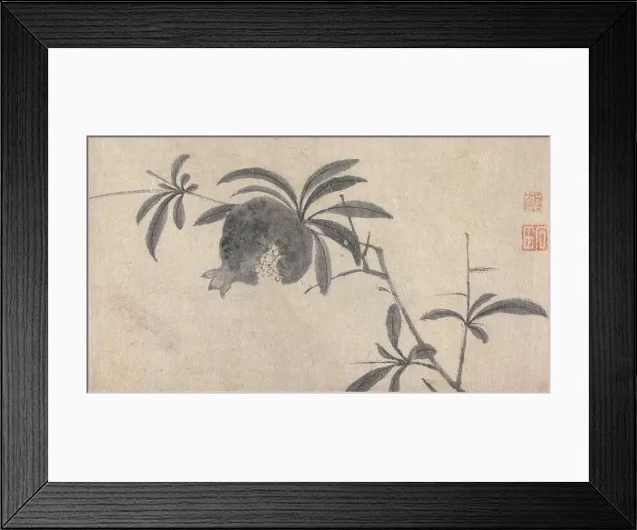 Framed Print : Fruit, unknown date, c1450-1509. Creator: Shen Zhou Framed Print : Fruit, unknown date, c1450-1509. Creator: Shen Zhou