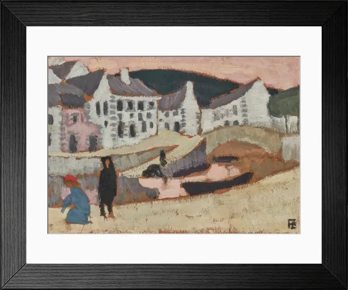 Framed Print : The Canal, Brittany Landscape, 1909. Creator: Roger de la Fresnaye Framed Print : The Canal, Brittany Landscape, 1909. Creator: Roger de la Fresnaye