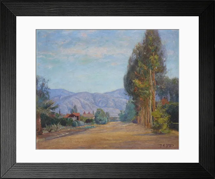Framed Print : Hills Near Redlands, California, 1902. Creator: Theodore Clement Steele Framed Print : Hills Near Redlands, California, 1902. Creator: Theodore Clement Steele