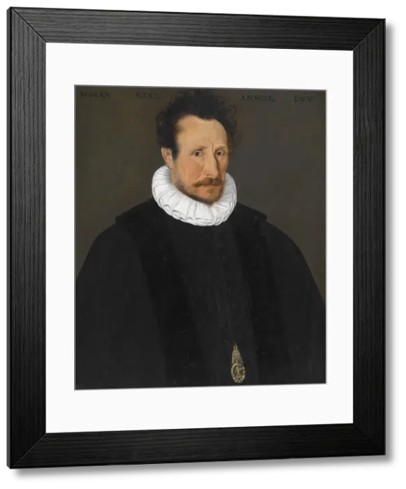 Framed Print : Portrait of a Nobleman, 1570. Creator: Unknown Framed Print : Portrait of a Nobleman, 1570. Creator: Unknown