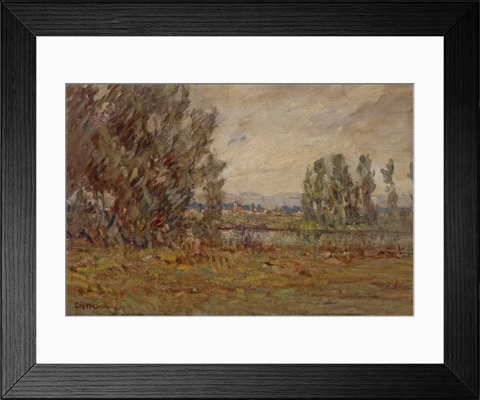 Framed Print : Landscape (Cincinnati), 1898-1910. Creator: Lewis Henry Meakin Framed Print : Landscape (Cincinnati), 1898-1910. Creator: Lewis Henry Meakin