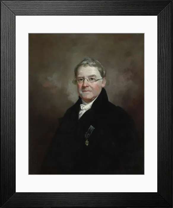 Framed Print : Portrait of Dr. James E. B. Finley, date unknown. Creator: Samuel Finley Breese Morse Framed Print : Portrait of Dr. James E. B. Finley, date unknown. Creator: Samuel Finley Breese Morse