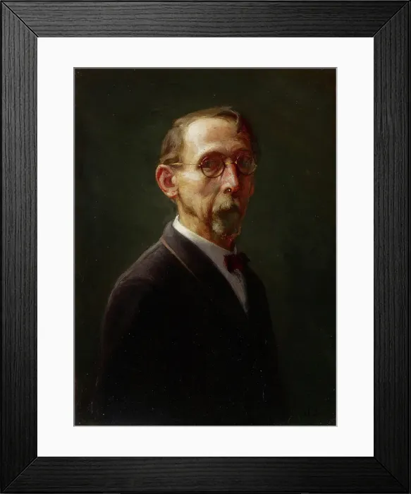 Framed Print : Self-Portrait, about 1925. Creator: Otto Stark Framed Print : Self-Portrait, about 1925. Creator: Otto Stark