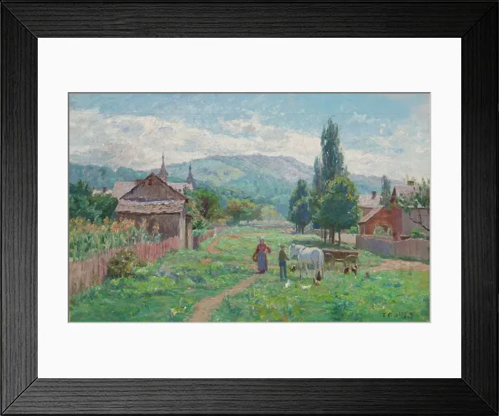 Framed Print : Cumberland Mountains, 1899. Creator: Theodore Clement Steele Framed Print : Cumberland Mountains, 1899. Creator: Theodore Clement Steele