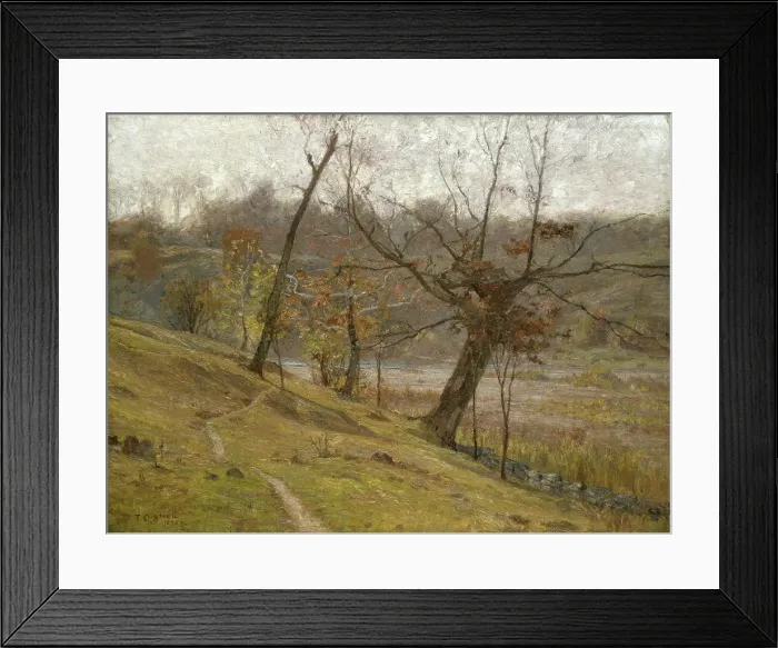 Framed Print : The Bloom of the Grape, 1893. Creator: Theodore Clement Steele Framed Print : The Bloom of the Grape, 1893. Creator: Theodore Clement Steele