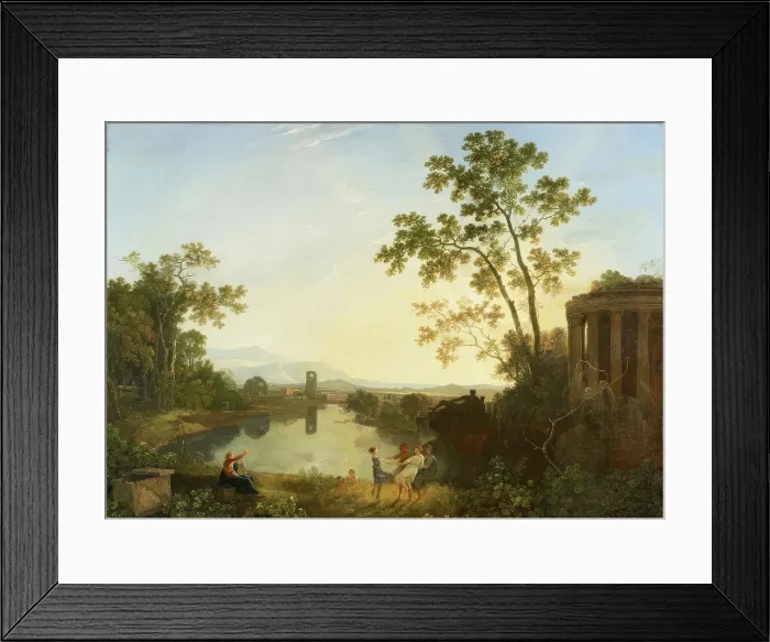 Framed Print : Apollo and the Seasons, about 1768. Creator: Richard Wilson Framed Print : Apollo and the Seasons, about 1768. Creator: Richard Wilson