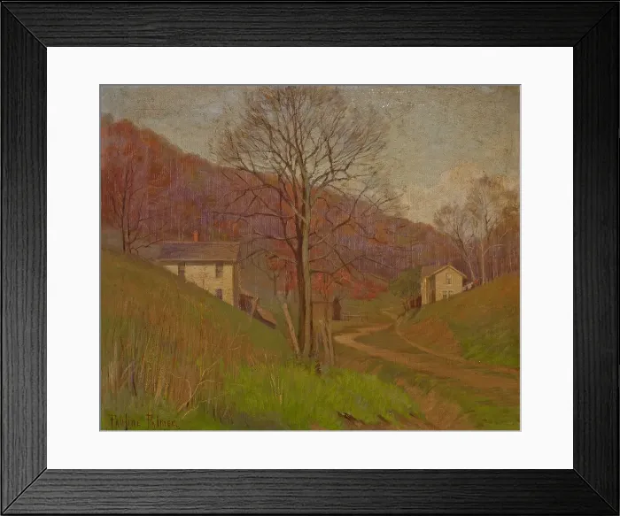 Framed Print : Wisconsin Landscape, c1890-1938. Creator: Pauline Palmer Framed Print : Wisconsin Landscape, c1890-1938. Creator: Pauline Palmer