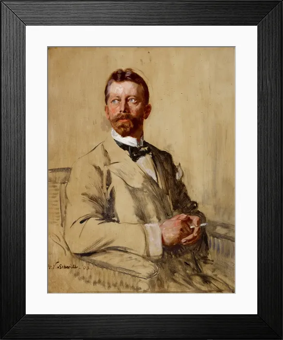 Framed Print : Portrait of Prince Henry of Prussia, 1908. Creator: William Valentine Schevill Framed Print : Portrait of Prince Henry of Prussia, 1908. Creator: William Valentine Schevill
