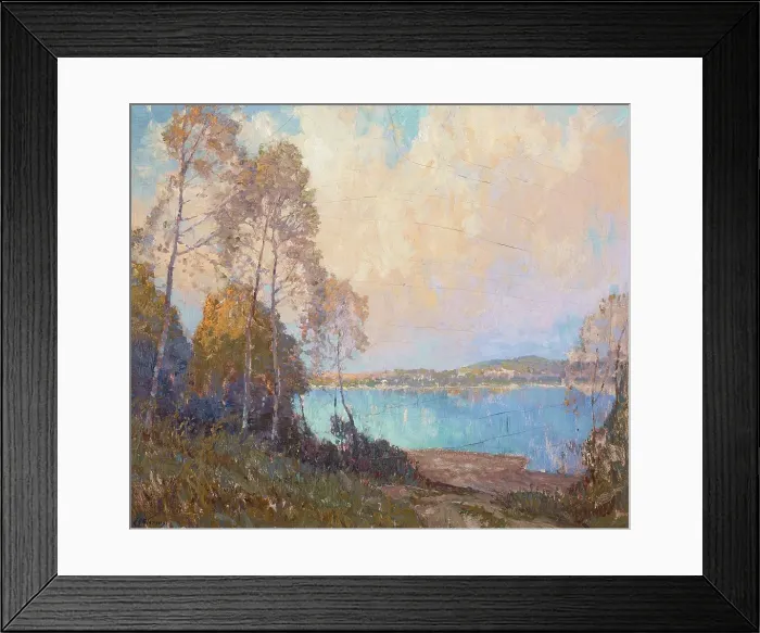 Framed Print : Landscape, 1900-1950. Creator: Will Henry Stevens Framed Print : Landscape, 1900-1950. Creator: Will Henry Stevens