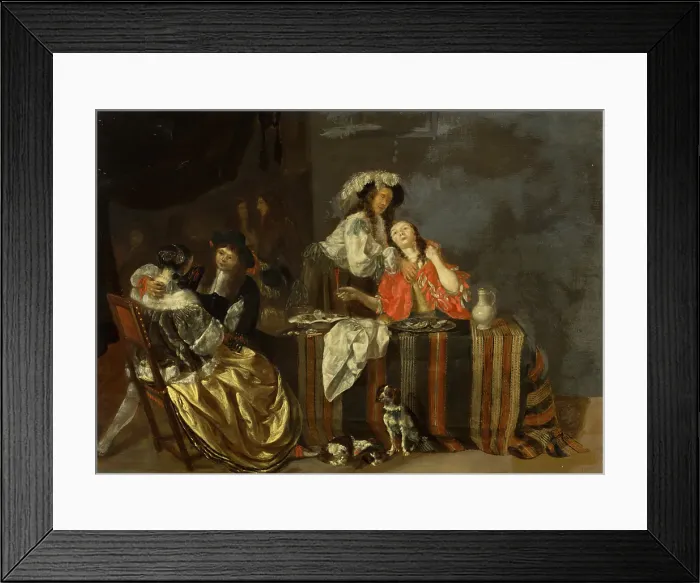 Framed Print : Merry Company. Creator: Anon