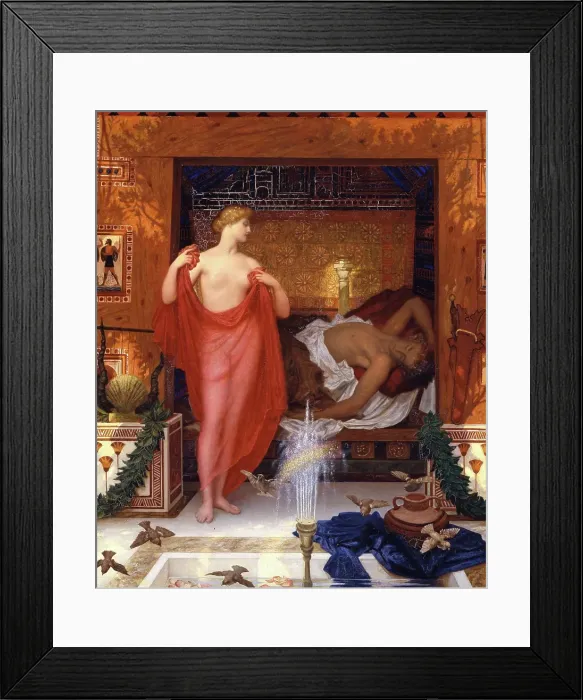 Framed Print : Hera in the House of Hephaistos, 1902. Creator: Sir William Blake Richmond Framed Print : Hera in the House of Hephaistos, 1902. Creator: Sir William Blake Richmond