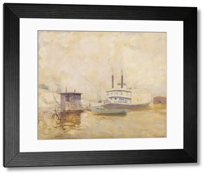 Framed Print : Ohio River Boat, 1934. Creator: William Forsyth Framed Print : Ohio River Boat, 1934. Creator: William Forsyth