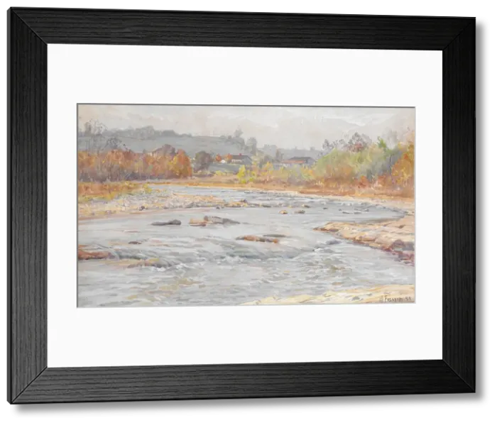 Framed Print : Whitewater Rapids, 1899. Creator: William Forsyth Framed Print : Whitewater Rapids, 1899. Creator: William Forsyth