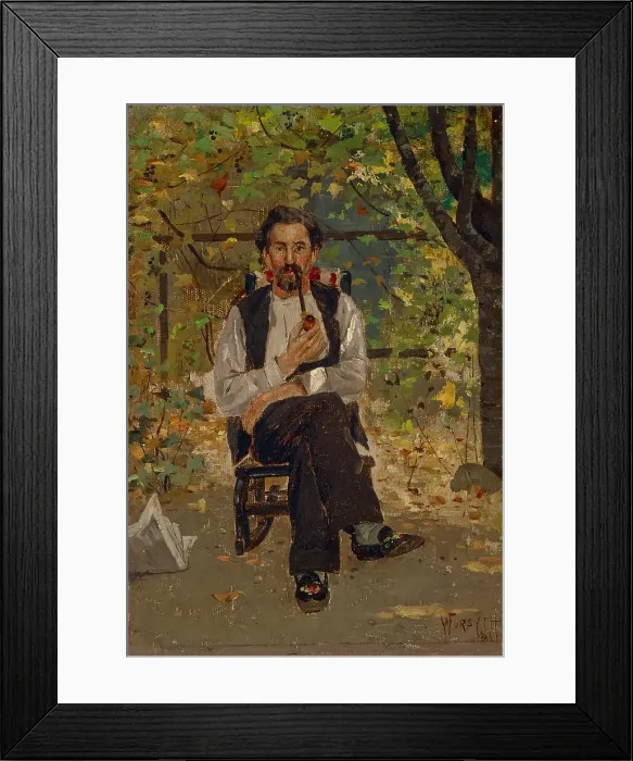 Framed Print : Uncle Con (Conley Highland), 1881. Creator: William Forsyth Framed Print : Uncle Con (Conley Highland), 1881. Creator: William Forsyth