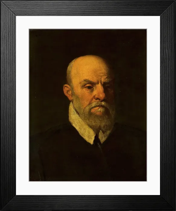 Framed Print : Portrait of a Man. Creator: Anon Framed Print : Portrait of a Man. Creator: Anon