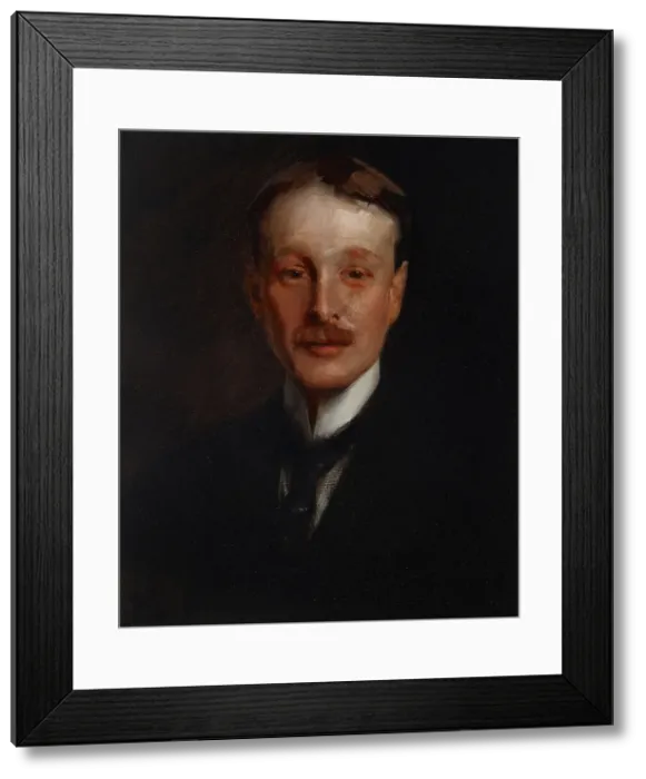 Framed Print : Portrait of William Francklyn Paris, c1890s. Creator: William Merritt Chase Framed Print : Portrait of William Francklyn Paris, c1890s. Creator: William Merritt Chase