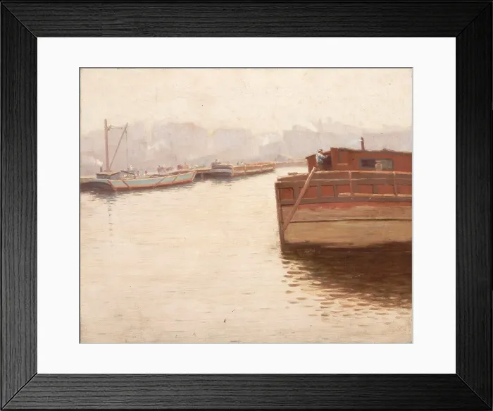 Framed Print : Harbor, date unknown, c1875-1935. Creator: William Forsyth Framed Print : Harbor, date unknown, c1875-1935. Creator: William Forsyth