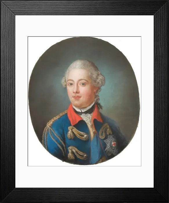 Framed Print : Portrait of Prince William V (1748-1806). Creator: Anon Framed Print : Portrait of Prince William V (1748-1806). Creator: Anon