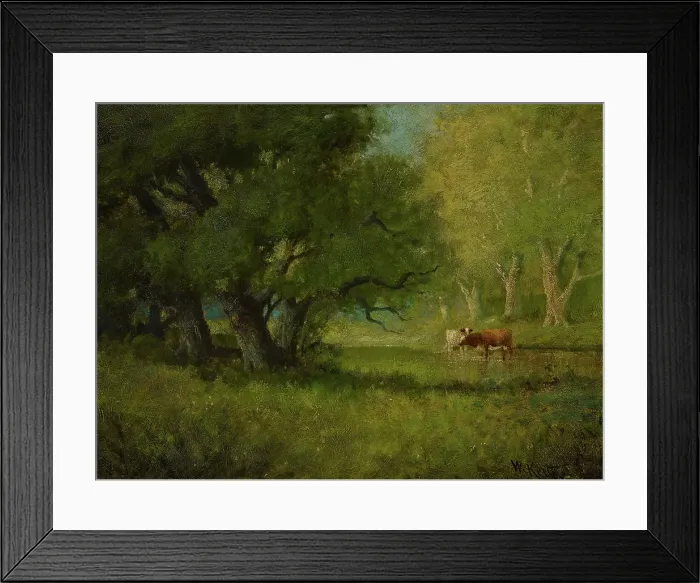 Framed Print : Landscape (Midsummer), c1860-1911. Creator: William Keith Framed Print : Landscape (Midsummer), c1860-1911. Creator: William Keith