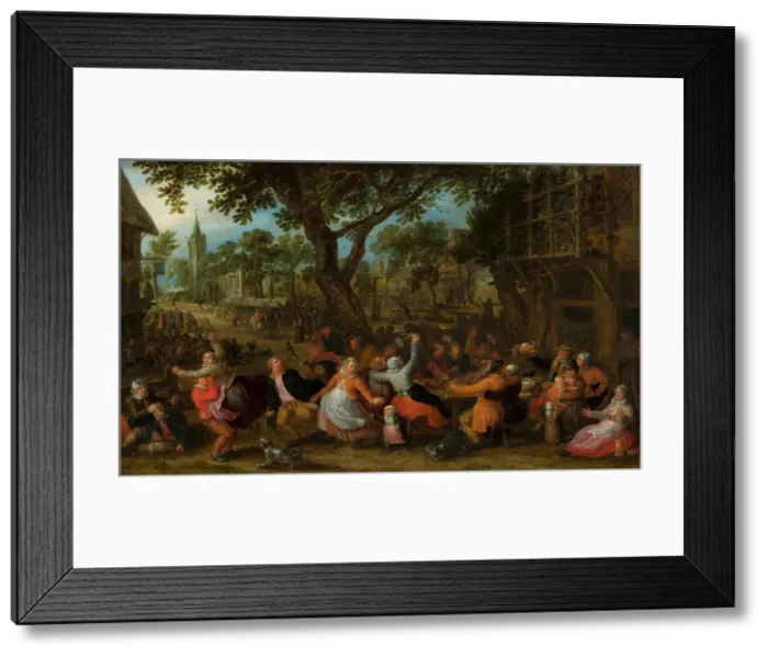 Framed Print : Country Fair, 1629. Creator: David Vinckboons Framed Print : Country Fair, 1629. Creator: David Vinckboons