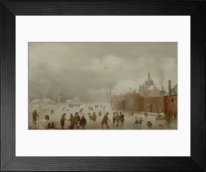 Framed Print : Winter Landscape, c1620-1640. Creator: Anthonie Verstralen Framed Print : Winter Landscape, c1620-1640. Creator: Anthonie Verstralen