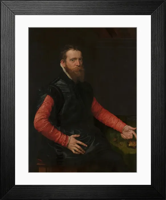 Framed Print : Portrait of Steven van Herwijck (c.1530-1565 / 67), 1564. Creator: Antonis Mor Framed Print : Portrait of Steven van Herwijck (c.1530-1565 / 67), 1564. Creator: Antonis Mor