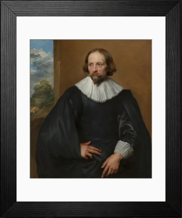 Framed Print : Portrait of Quintijn Symons (1592-after 1646). Creator: Anthony van Dyck Framed Print : Portrait of Quintijn Symons (1592-after 1646). Creator: Anthony van Dyck