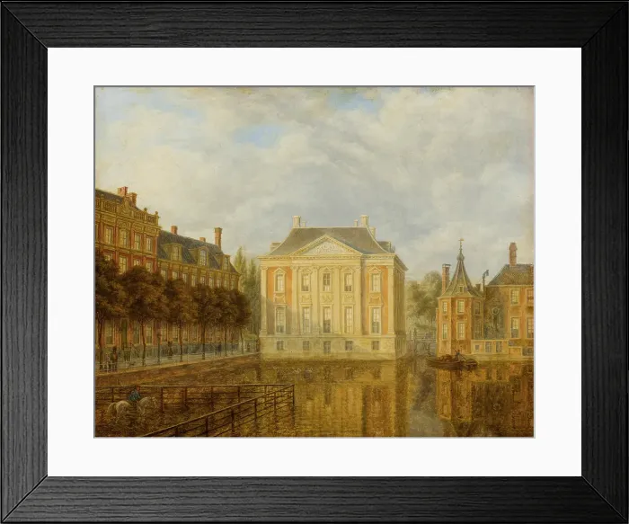 Framed Print : View of the Mauritshuis. Creator: Augustus Wijnantz Framed Print : View of the Mauritshuis. Creator: Augustus Wijnantz