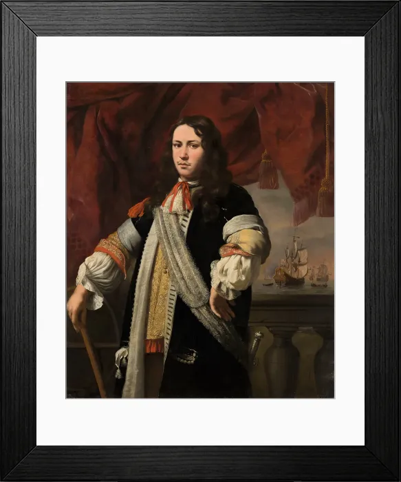 Framed Print : Portrait of Engel de Ruyter (1649-1683), c1670s. Creator: Ferdinand Bol Framed Print : Portrait of Engel de Ruyter (1649-1683), c1670s. Creator: Ferdinand Bol
