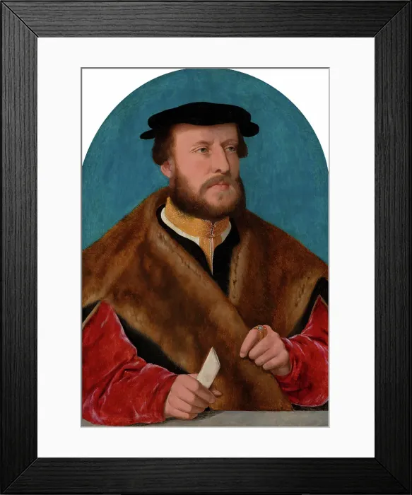 Framed Print : Portrait of Jakob Omphalius (1500-1567), 1538 / 39. Creator: Bartholomaeus Bruyn the Elder Framed Print : Portrait of Jakob Omphalius (1500-1567), 1538 / 39. Creator: Bartholomaeus Bruyn the Elder