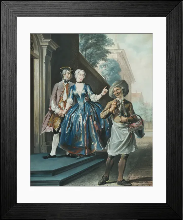 Framed Print : Pefroen and the Sheep's Head, c1720-1750. Creator: Cornelis Troost Framed Print : Pefroen and the Sheep's Head, c1720-1750. Creator: Cornelis Troost