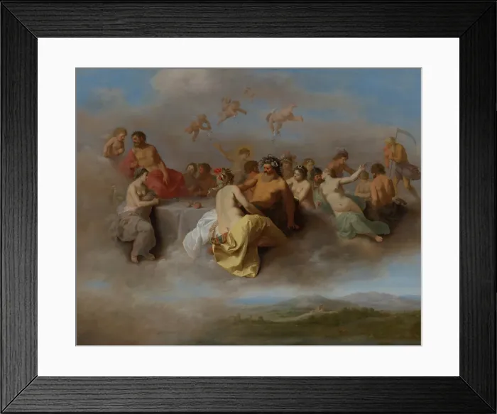 Framed Print : Council of the Gods. Creator: Cornelis van Poelenburgh Framed Print : Council of the Gods. Creator: Cornelis van Poelenburgh