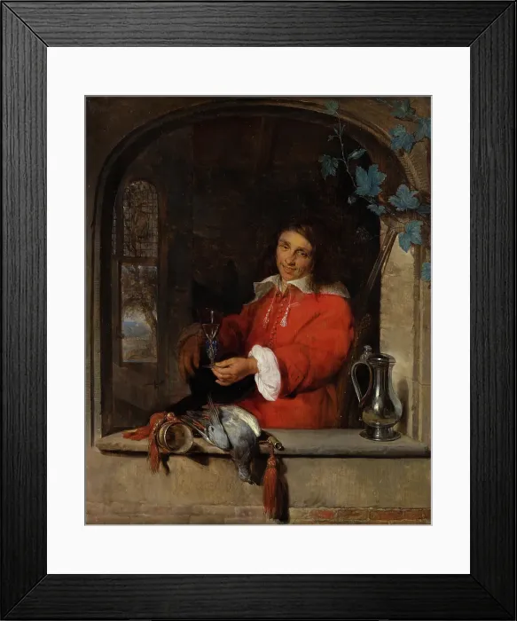 Framed Print : The Huntsman. Creator: Gabriel Metsu Framed Print : The Huntsman. Creator: Gabriel Metsu