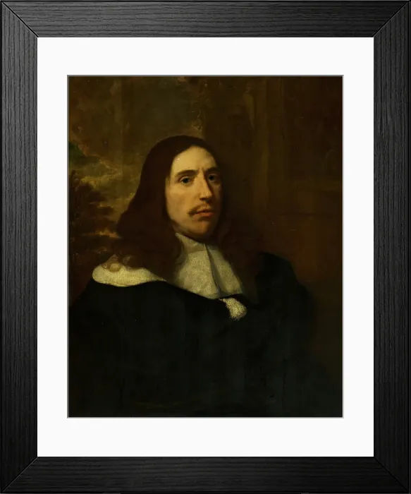 Framed Print : Portrait of a Man, c1633-1670. Creator: Bartholomeus van der Helst Framed Print : Portrait of a Man, c1633-1670. Creator: Bartholomeus van der Helst