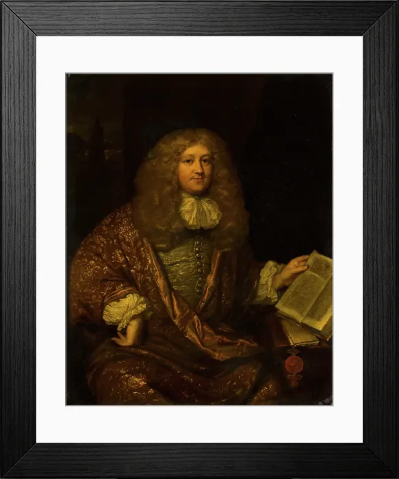Framed Print : Portrait of Michiel ten Hove (1640-1689). Creator: Gaspar Netscher Framed Print : Portrait of Michiel ten Hove (1640-1689). Creator: Gaspar Netscher