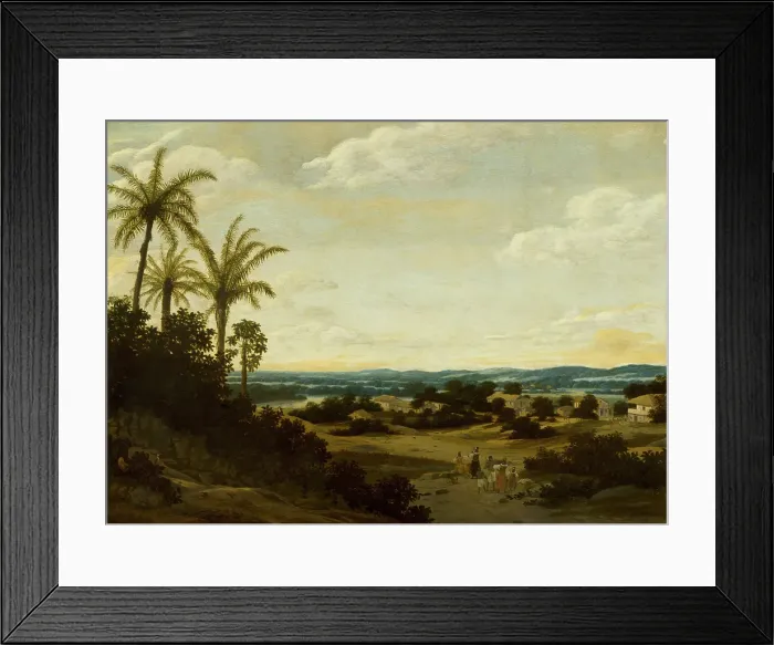 Framed Print : Brazilian Landscape, c1632-1680. Creator: Frans Post Framed Print : Brazilian Landscape, c1632-1680. Creator: Frans Post