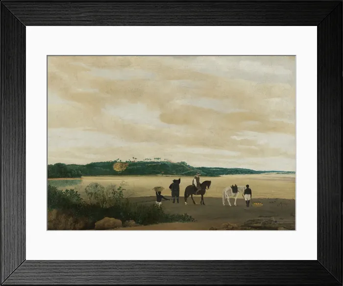 Framed Print : View of Itamaraca Island in Brazil. Creator: Frans Post Framed Print : View of Itamaraca Island in Brazil. Creator: Frans Post