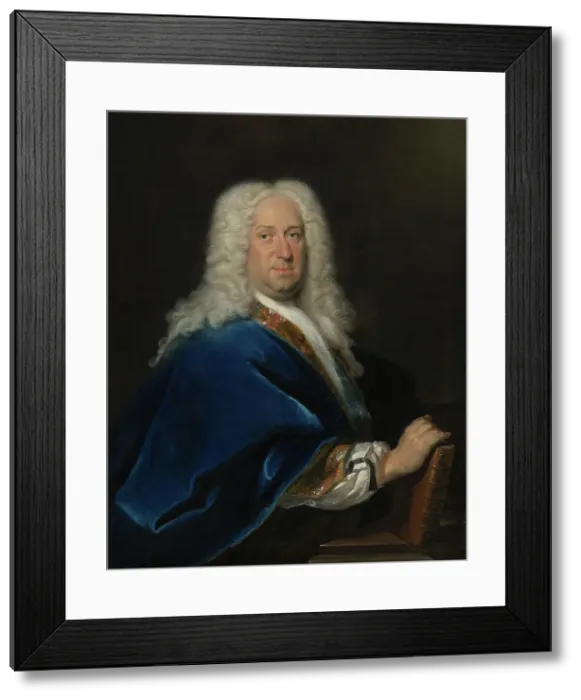 Framed Print : Portrait of a Man, c1730-1750. Creator: Cornelis Troost Framed Print : Portrait of a Man, c1730-1750. Creator: Cornelis Troost