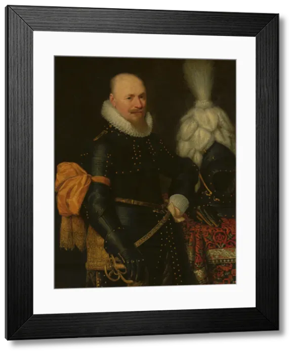 Framed Print : Portrait of an Officer, c1610s. Creator: Jan Anthonisz van Ravesteyn Framed Print : Portrait of an Officer, c1610s. Creator: Jan Anthonisz van Ravesteyn