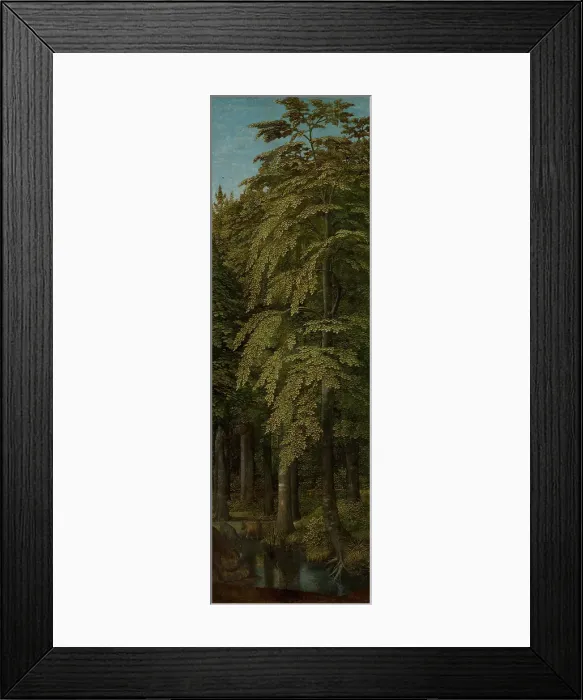 Framed Print : Wooded Landscape, c1470-1523. Creator: Gerard David Framed Print : Wooded Landscape, c1470-1523. Creator: Gerard David