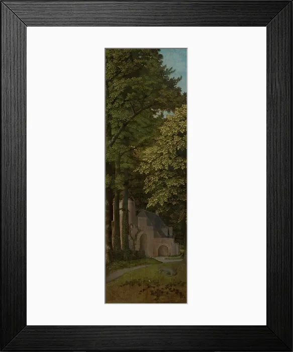 Framed Print : Wooded Landscape, c1470-1523. Creator: Gerard David Framed Print : Wooded Landscape, c1470-1523. Creator: Gerard David