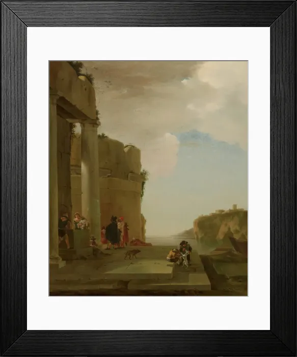 Framed Print : Italianate Landscape, c1634-1652. Creator: Jan Asselijin Framed Print : Italianate Landscape, c1634-1652. Creator: Jan Asselijin