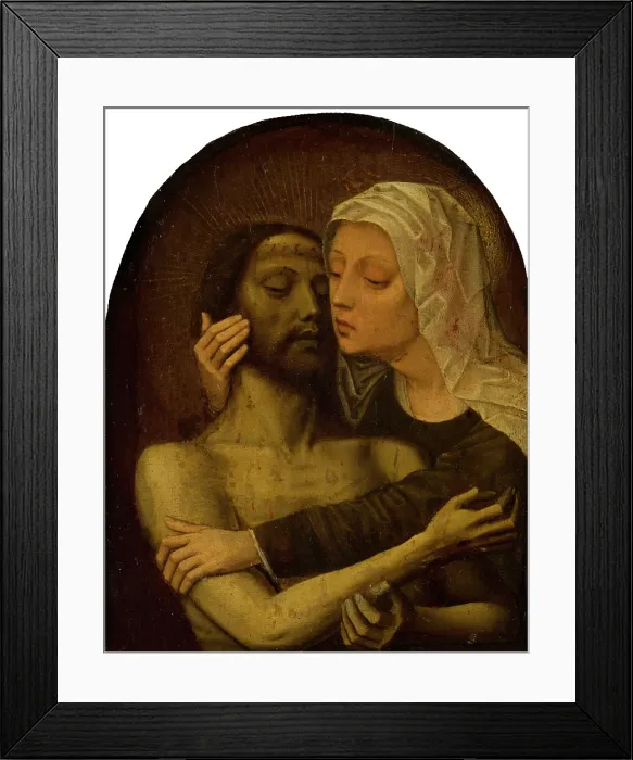 Framed Print : The Lamentation of Christ. Creator: Unknown Framed Print : The Lamentation of Christ. Creator: Unknown