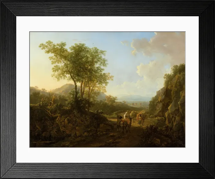 Framed Print : Italian Landscape, c1638-1652. Creator: Jan Dirksz Both Framed Print : Italian Landscape, c1638-1652. Creator: Jan Dirksz Both
