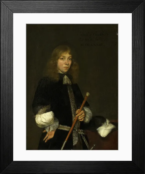 Framed Print : Portrait of Cornelis de Graeff (1650-1678). Creator: Gerard Terborch II Framed Print : Portrait of Cornelis de Graeff (1650-1678). Creator: Gerard Terborch II