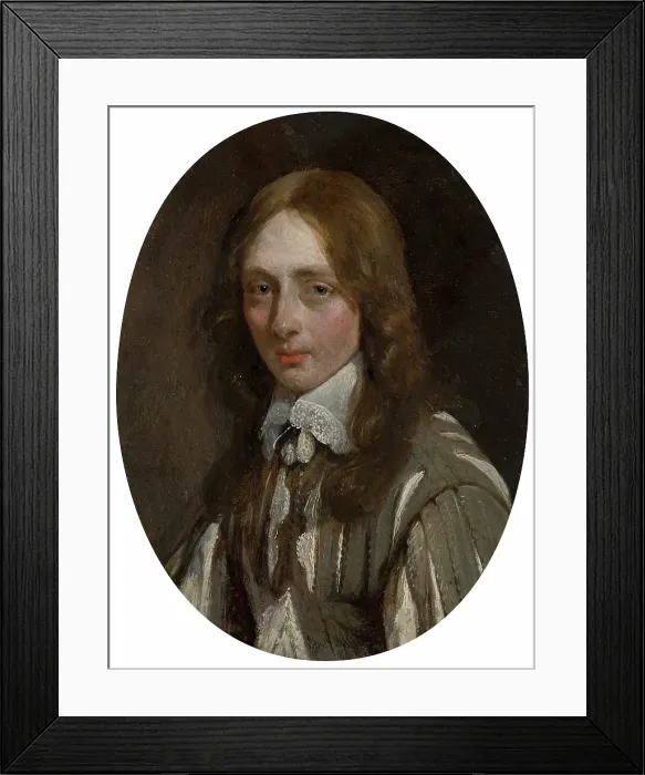 Framed Print : Portrait of Caspar van Kinschot (1622-1649). Creator: Gerard Terborch II Framed Print : Portrait of Caspar van Kinschot (1622-1649). Creator: Gerard Terborch II